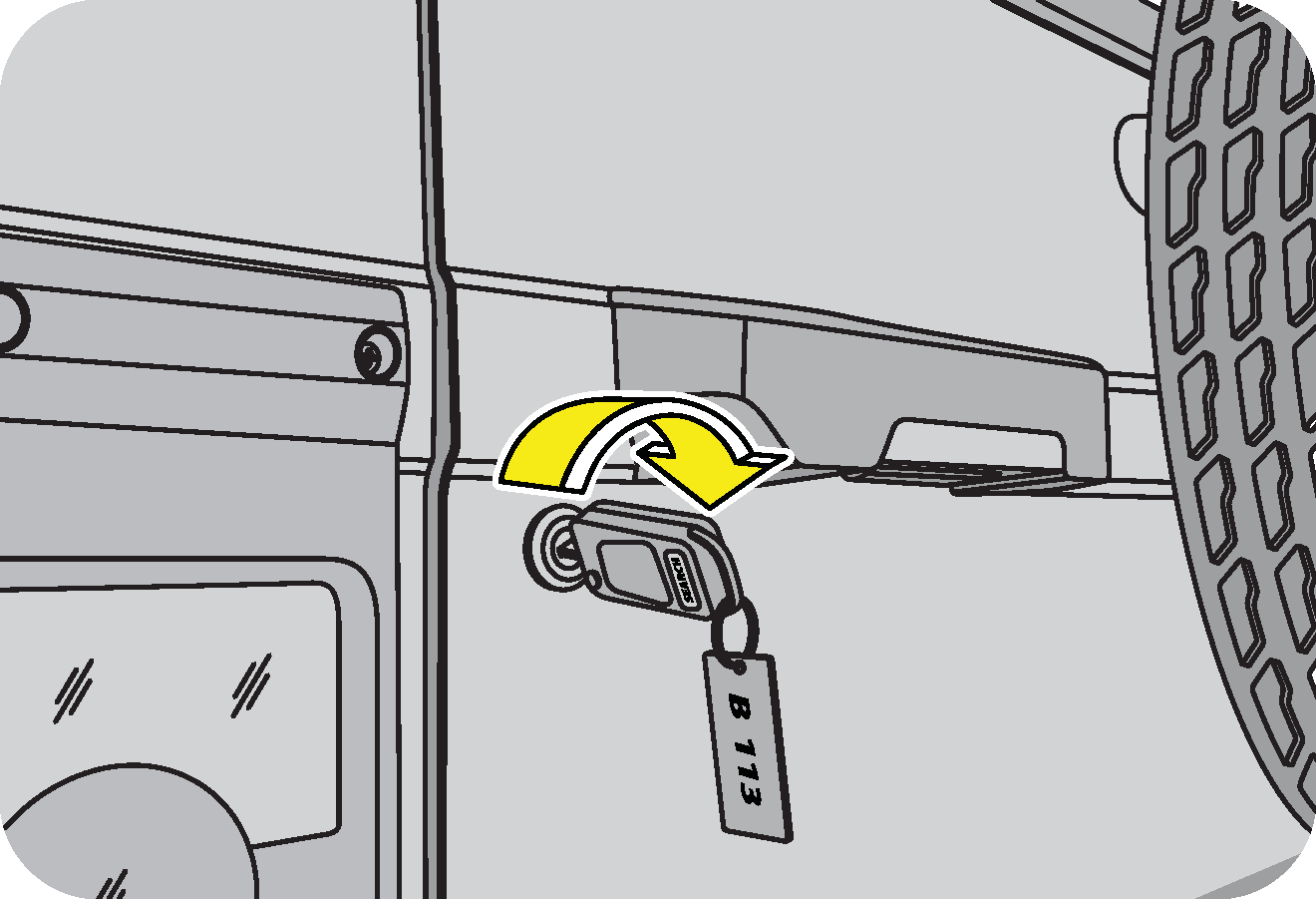 open door outside
