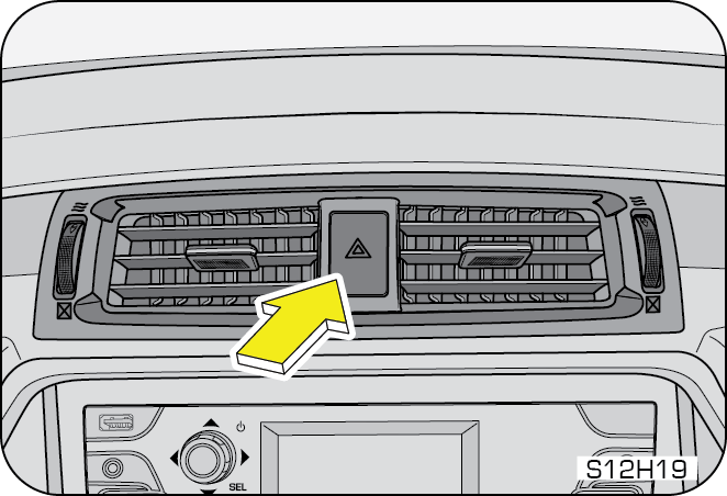 hazard warning lamp