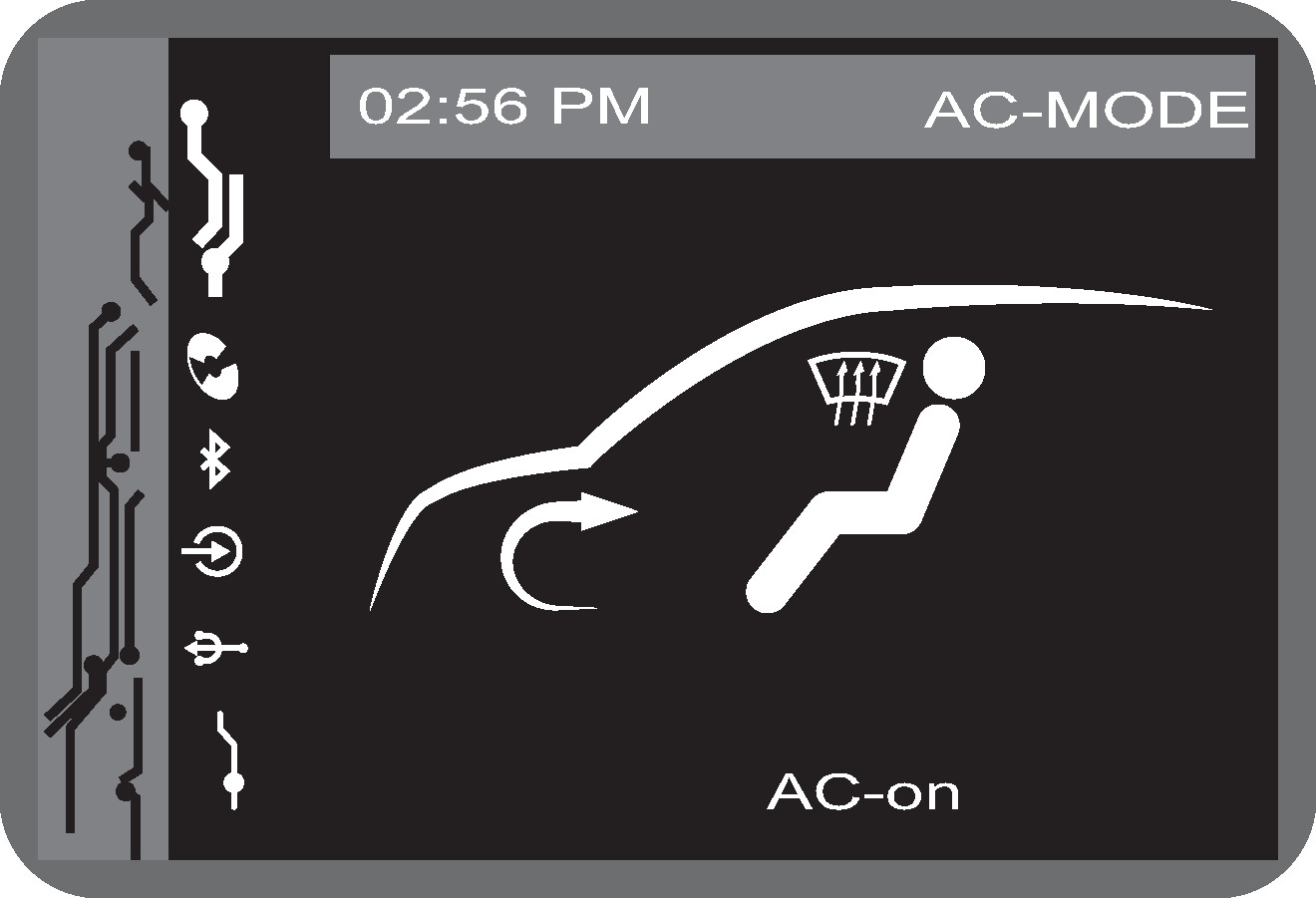 front windshield