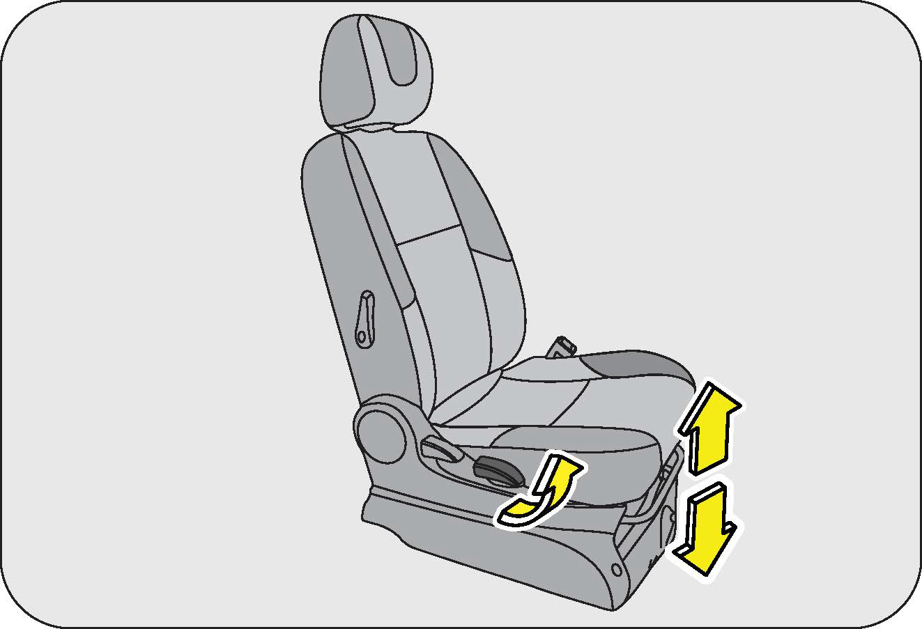 front seat height