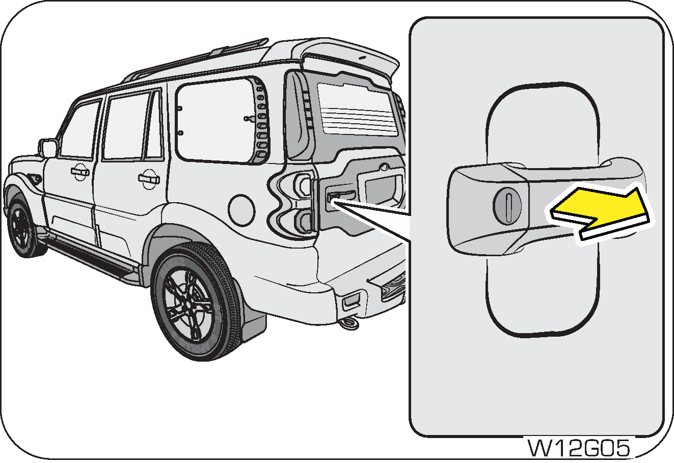 open door outside
