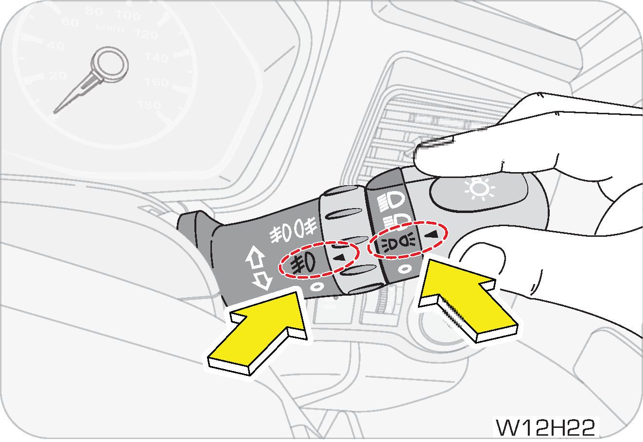 front fog lamp