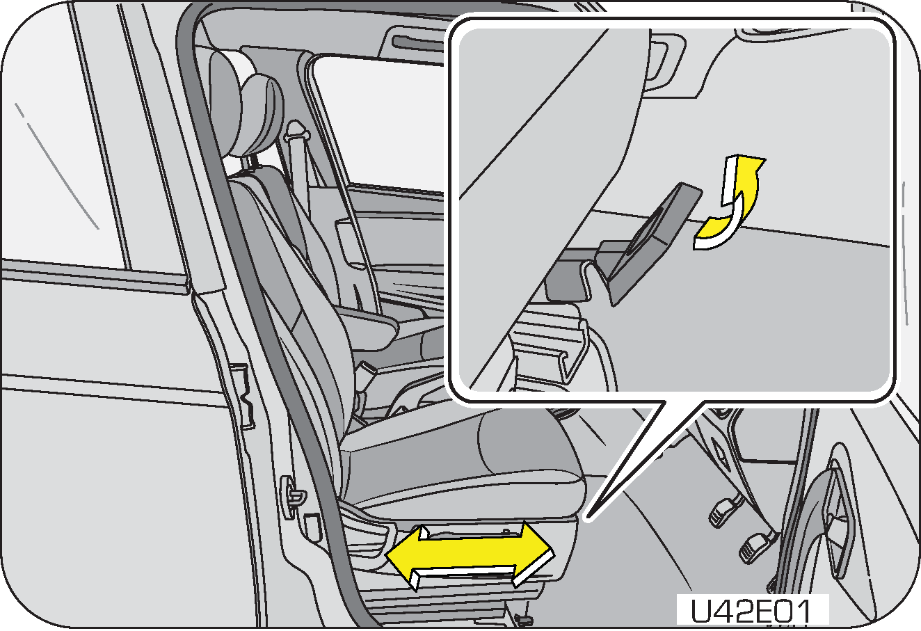 front seat slide