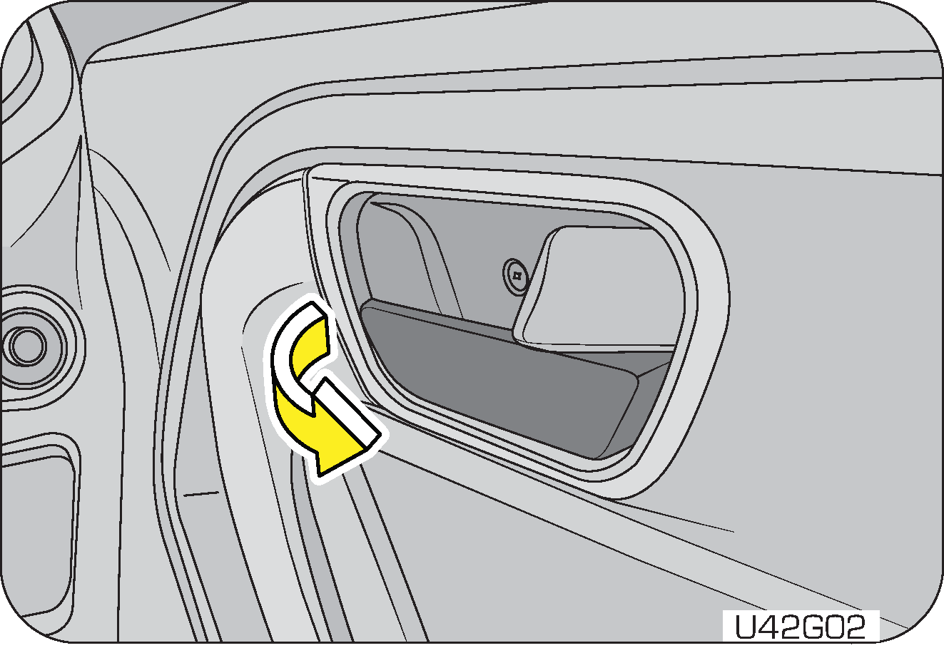 open door outside
