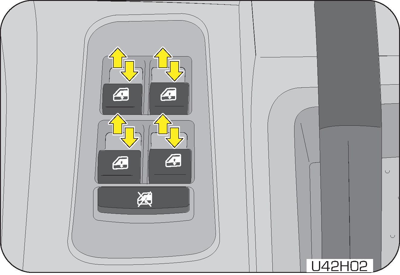 door glass lock
