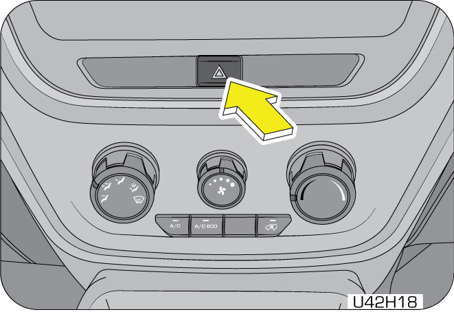 hazard warning lamp