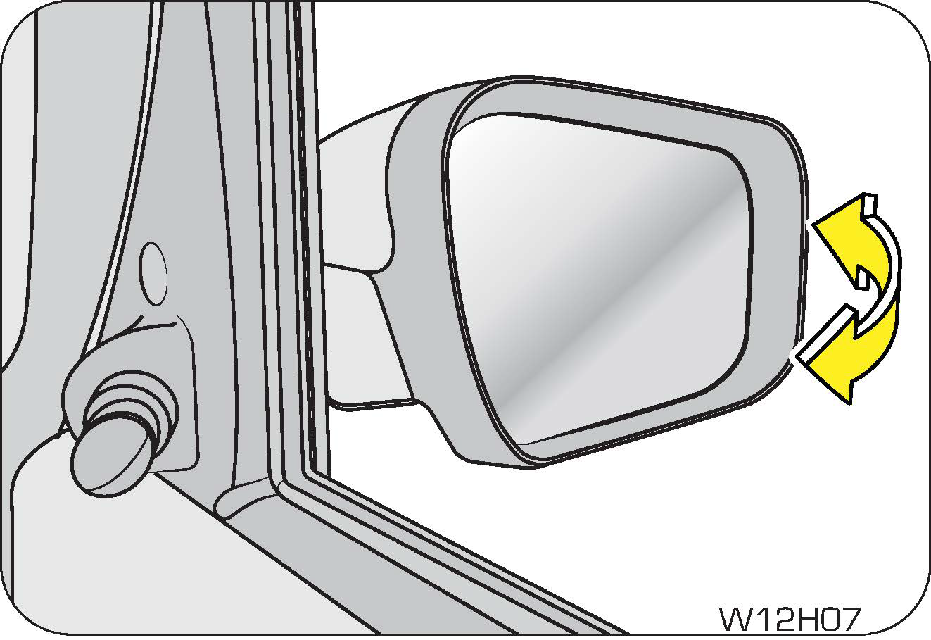 outside rear mirror