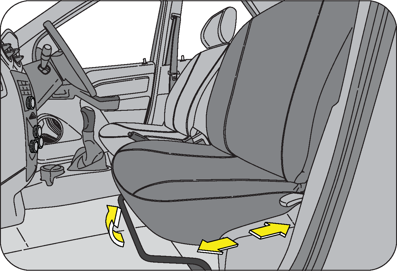 front seat slide