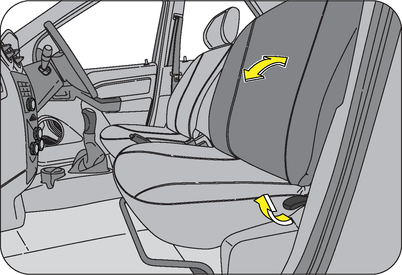 front seat recline