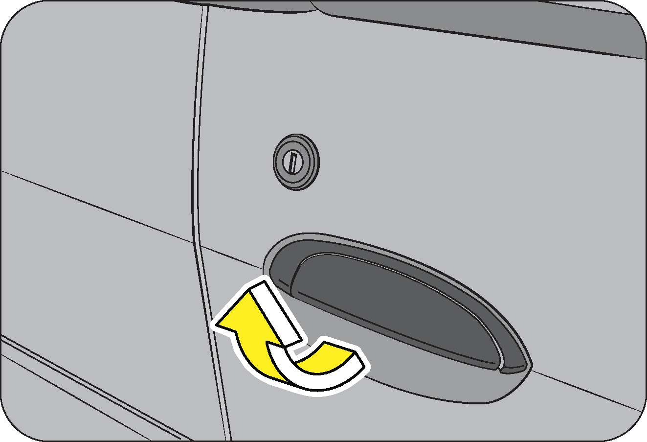 open door outside