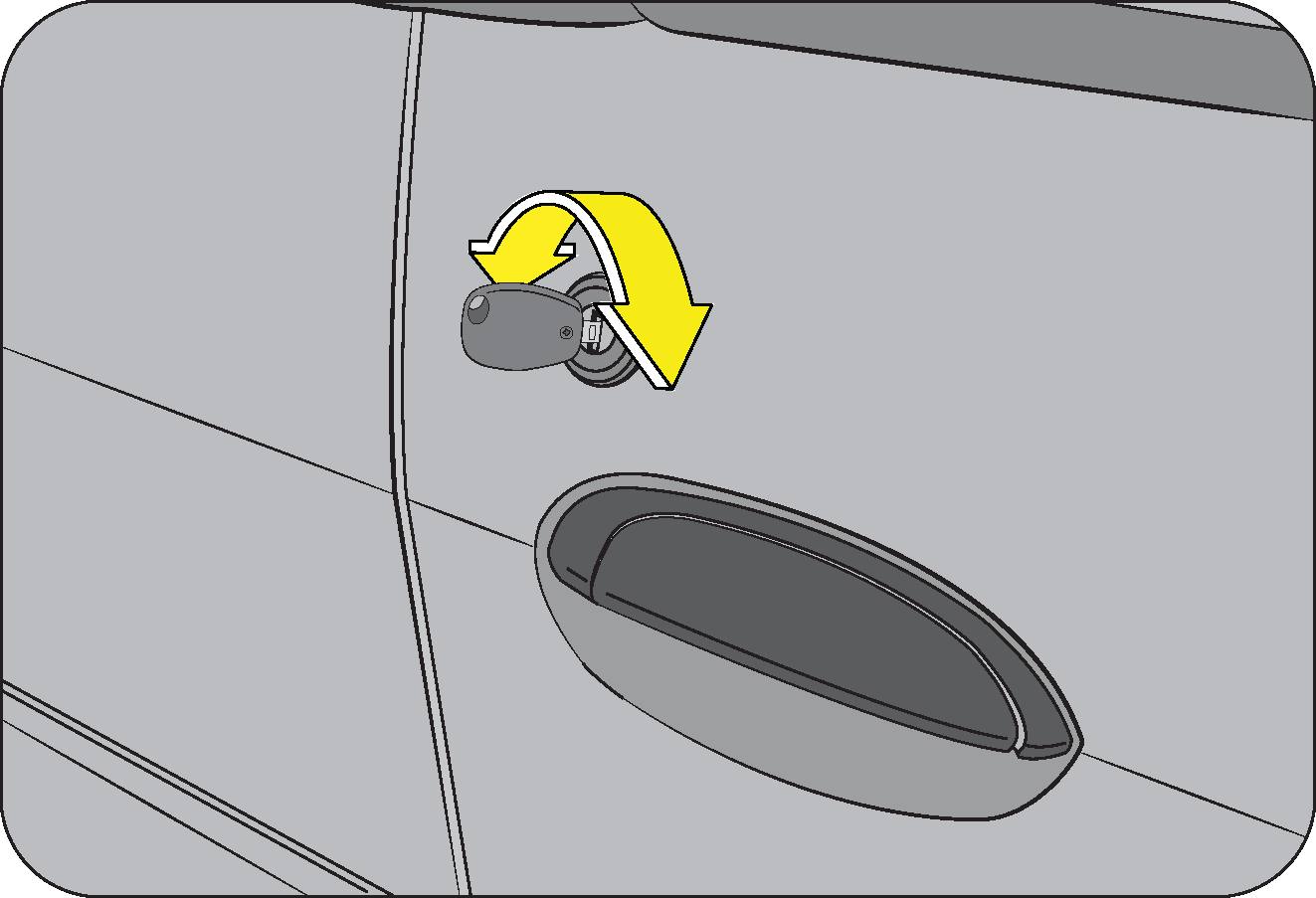open door outside