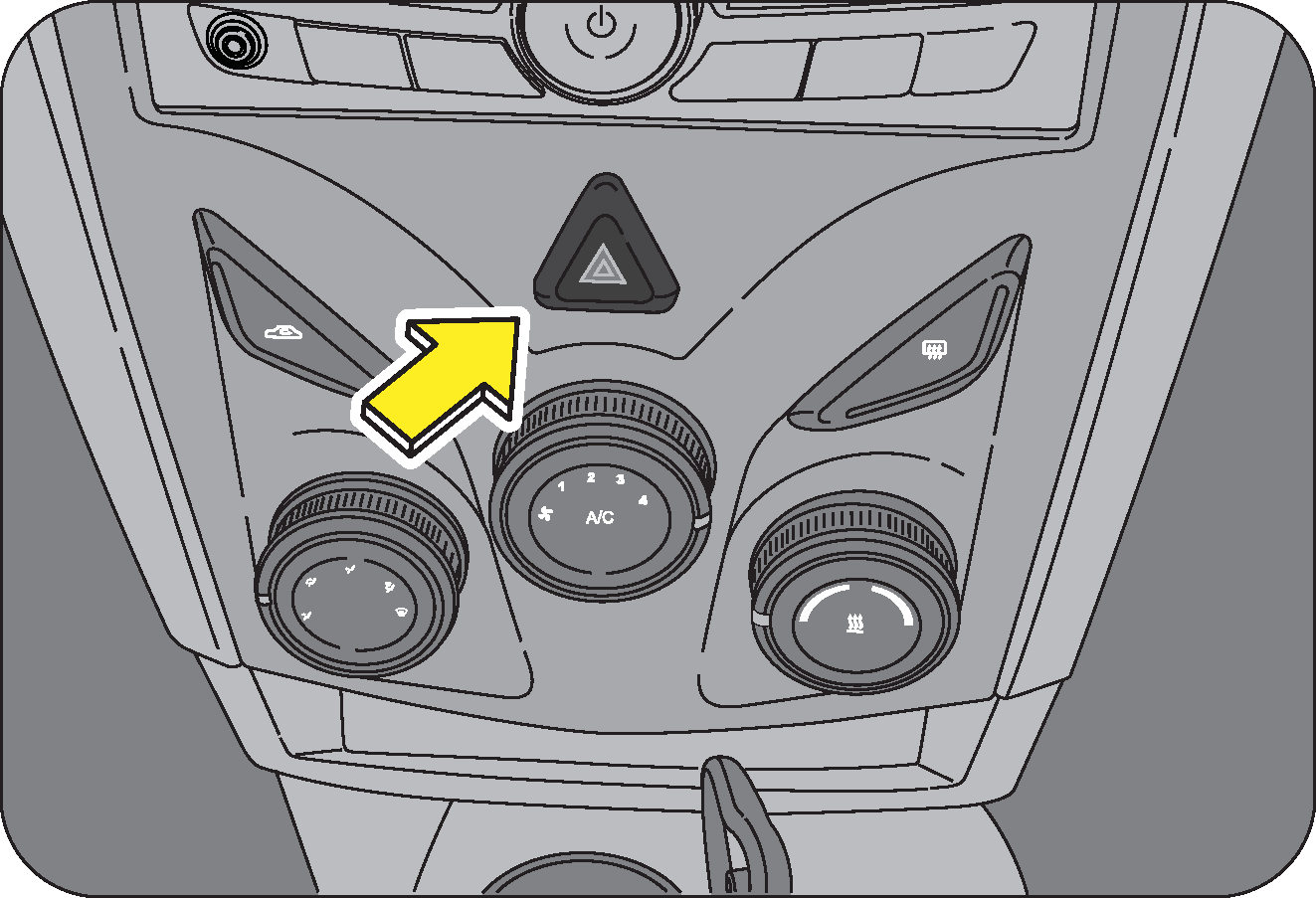hazard warning lamp