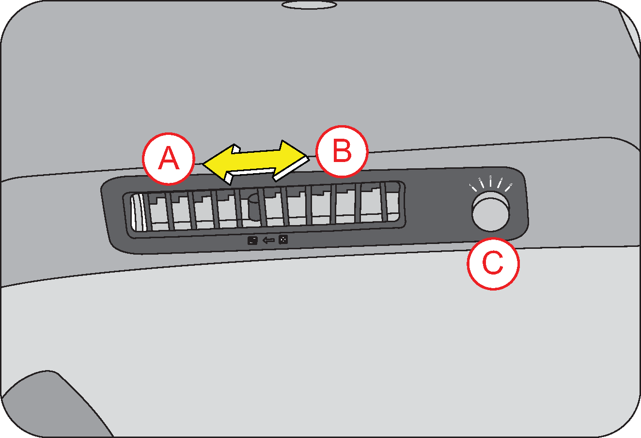 center vents