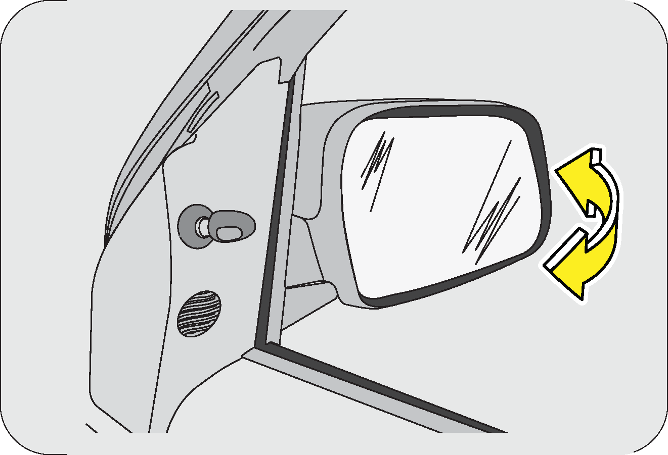 outside rear mirror