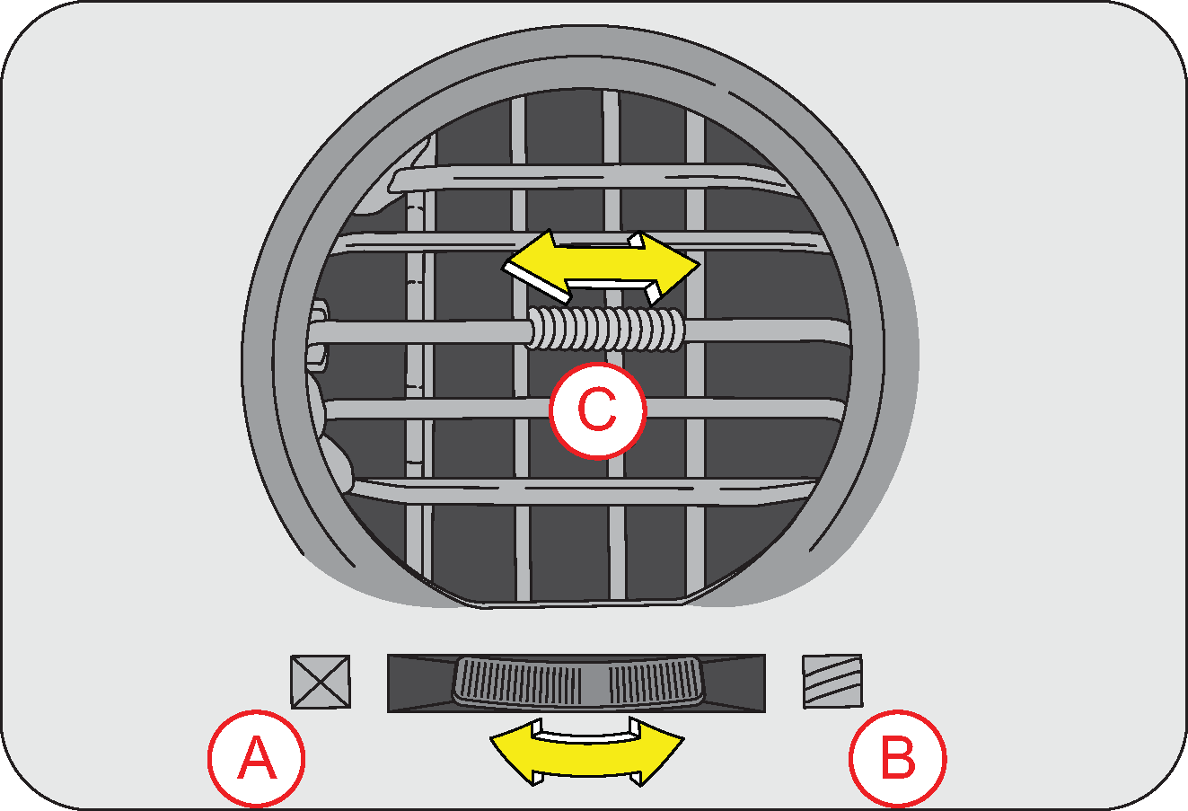 center vents