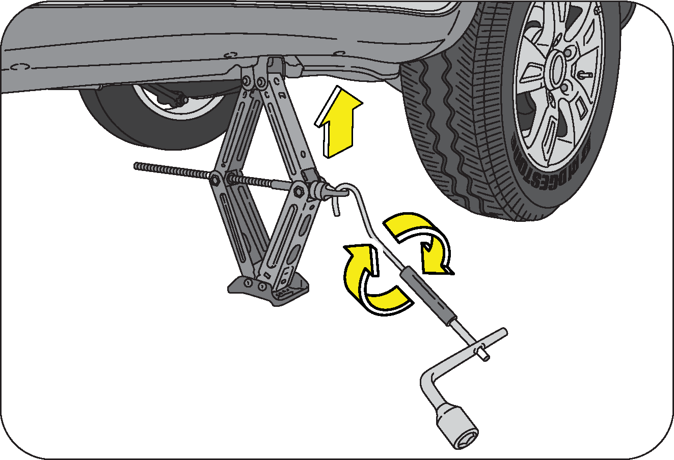 Spare Wheel Removal