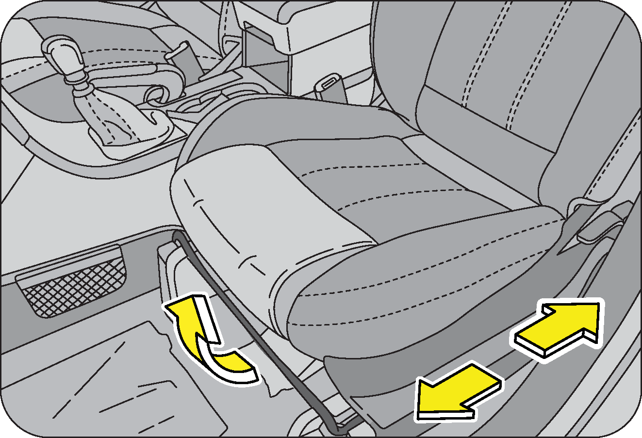 front seat slide